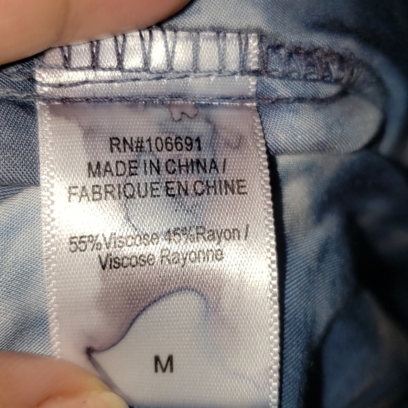 NWT! AIKO PANT IN MIDNIGHT CANYON WASH - Picture 6 of 8